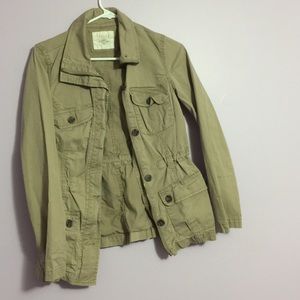 Khaki utility jacket xs
